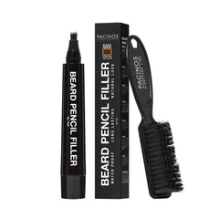 Pacinos Beard Pencil Filler four-fork-tip application for seamless contour.