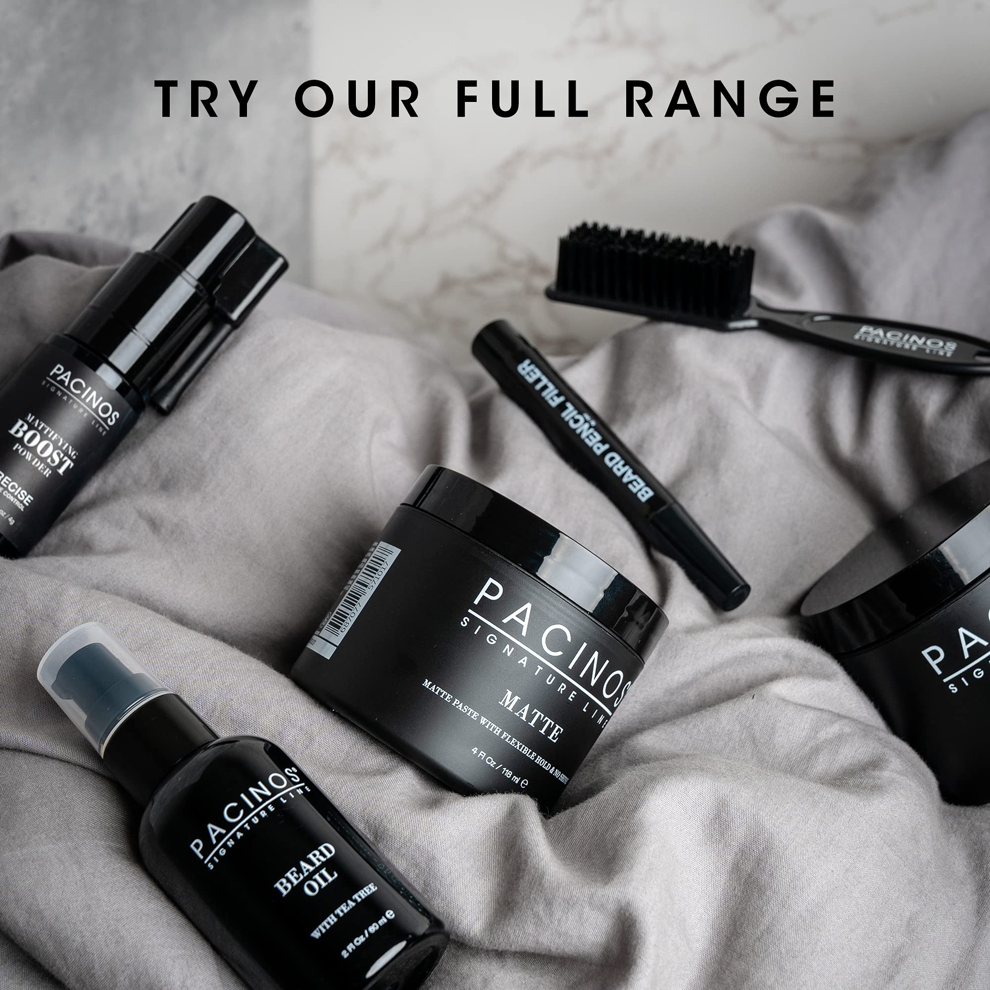 Pacinos Beard Pencil Filler sweatproof performance for active days.