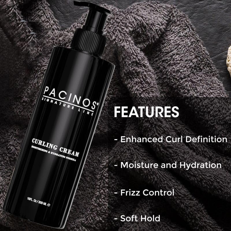 Pacinos Curling Cream easy application helps quick salon like results