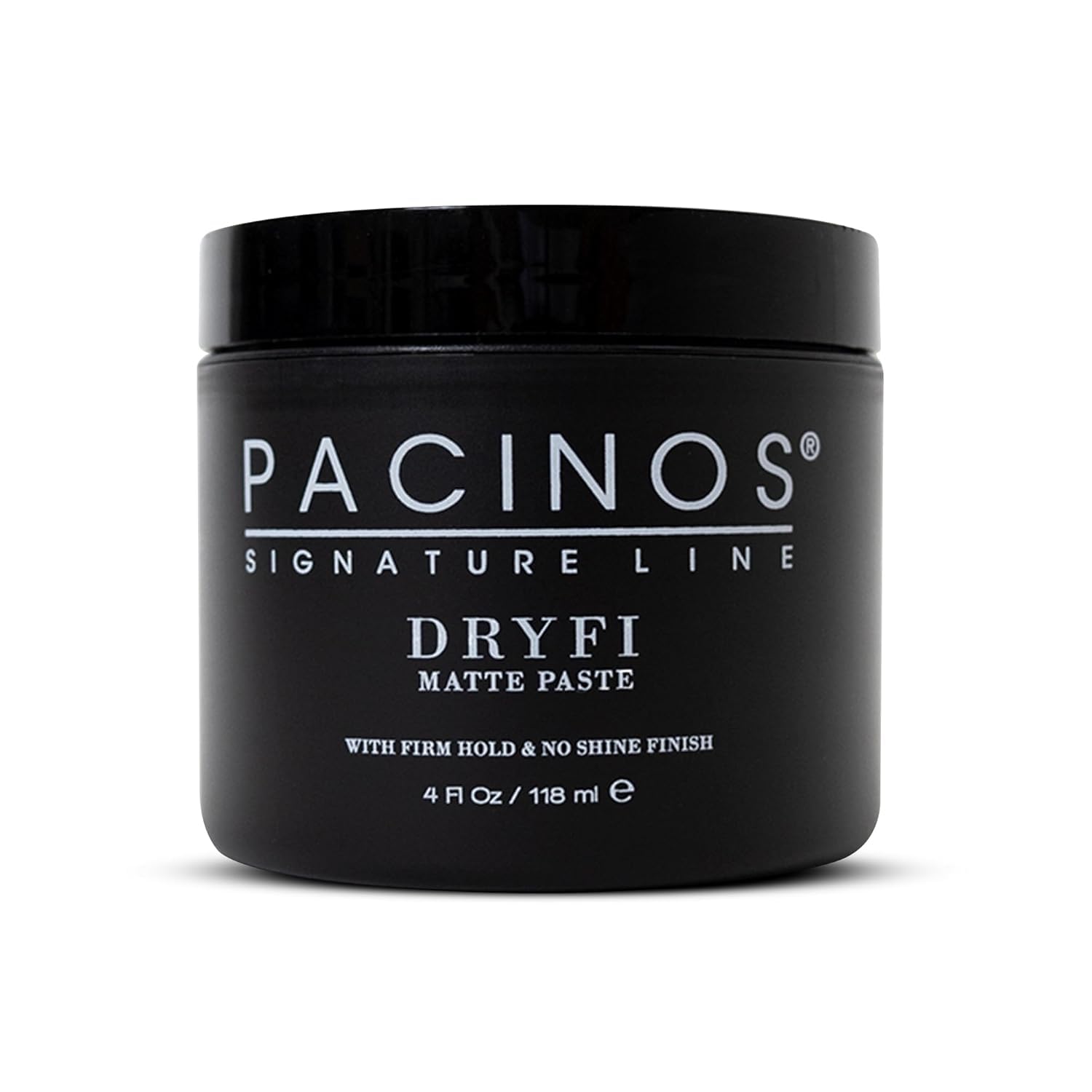 Pacinos DRYFI matte paste application showcases natural texture with medium hold