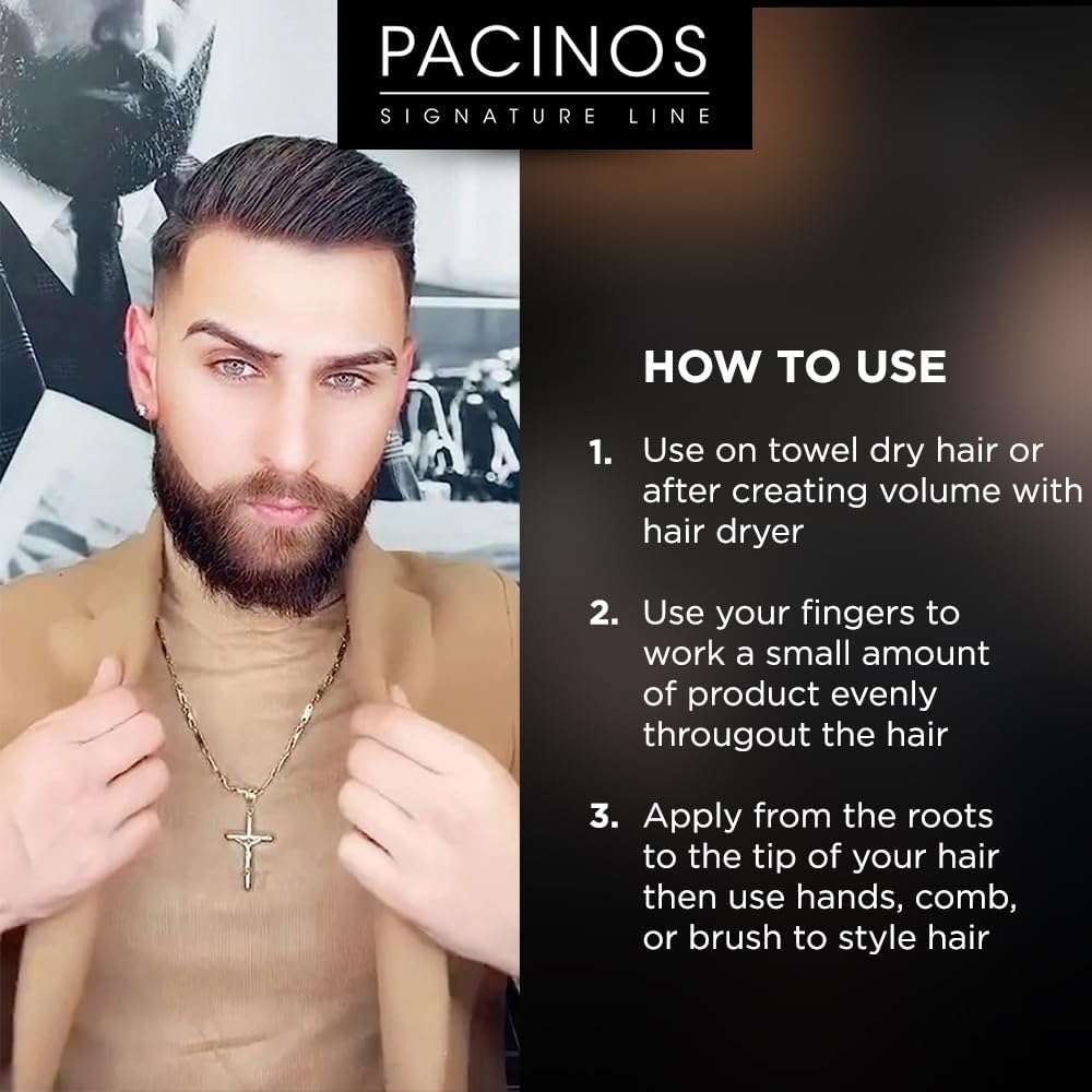 Pacinos DRYFI matte paste dry-hair-style options for flexible looks