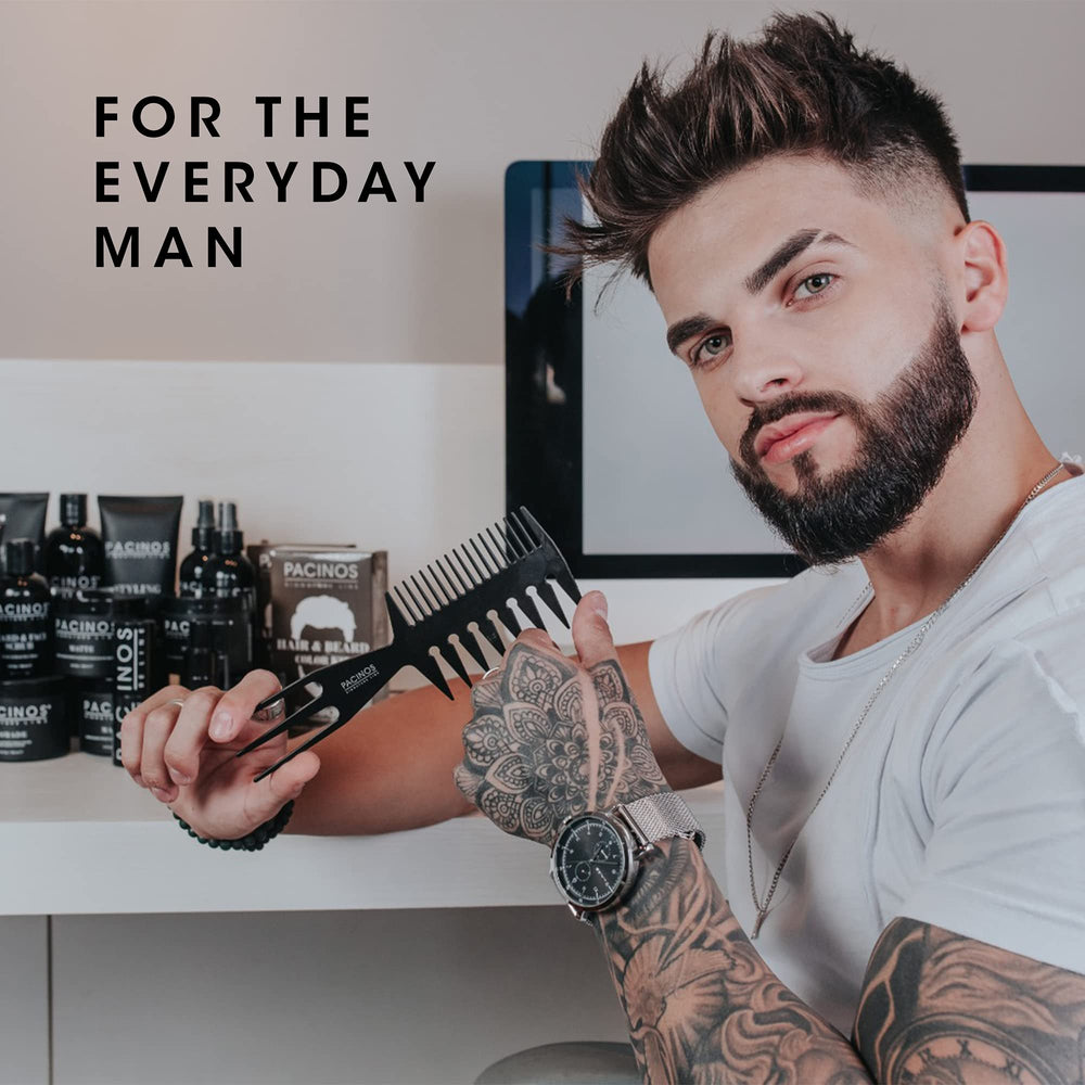 Pacinos Freeze Hair Spray application close-up demonstrates quick-dry performance