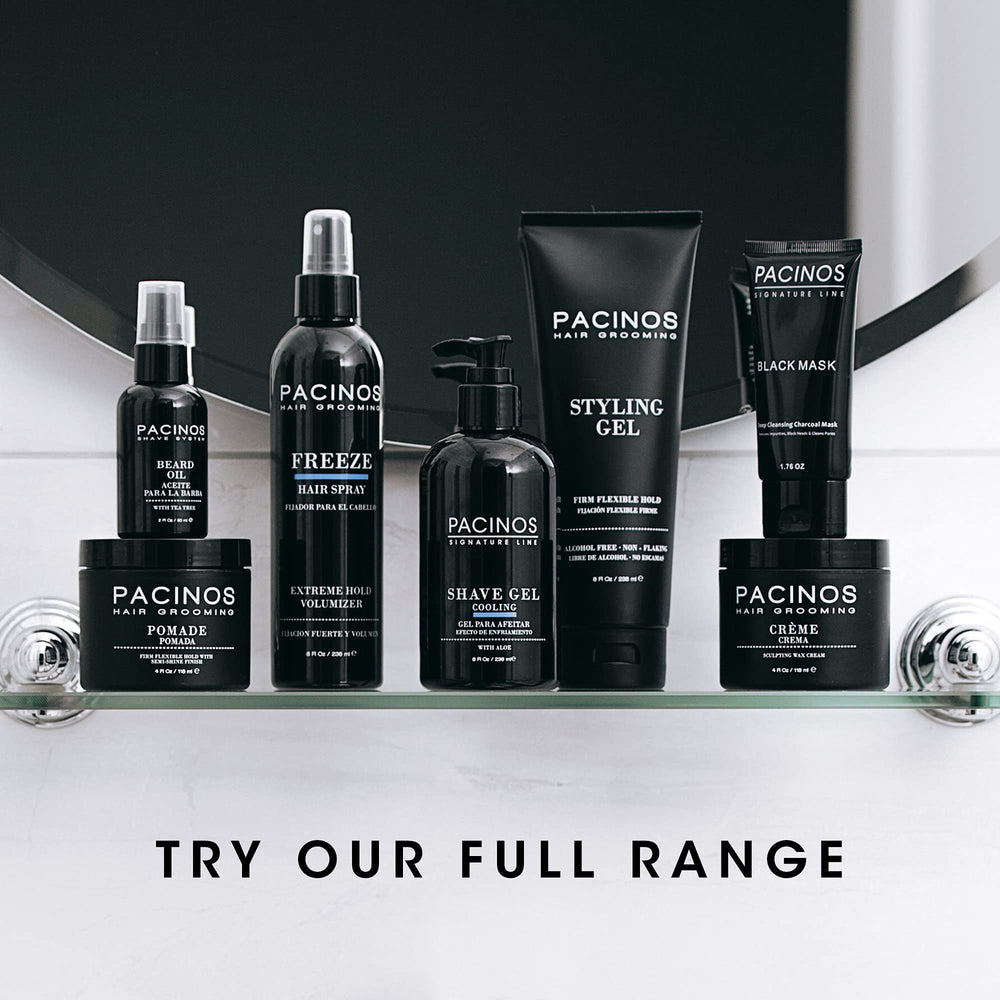 Pacinos Freeze Hair Spray frizz-control hold on humid days