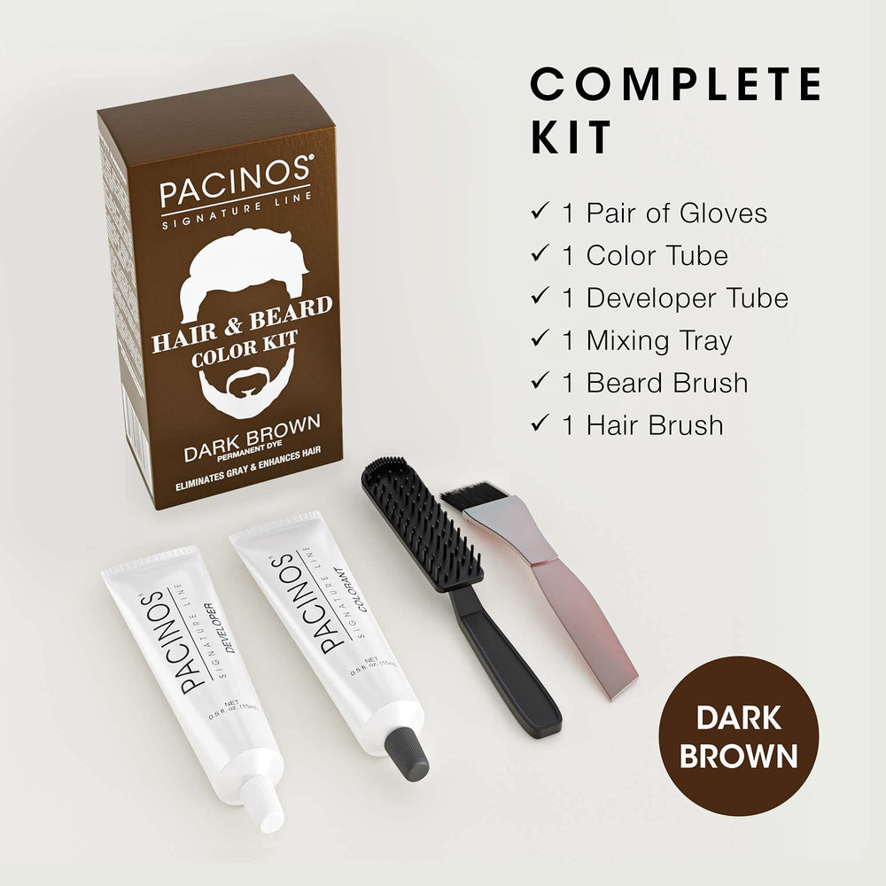 Pacinos color base and developer tubes ready for quick mixing