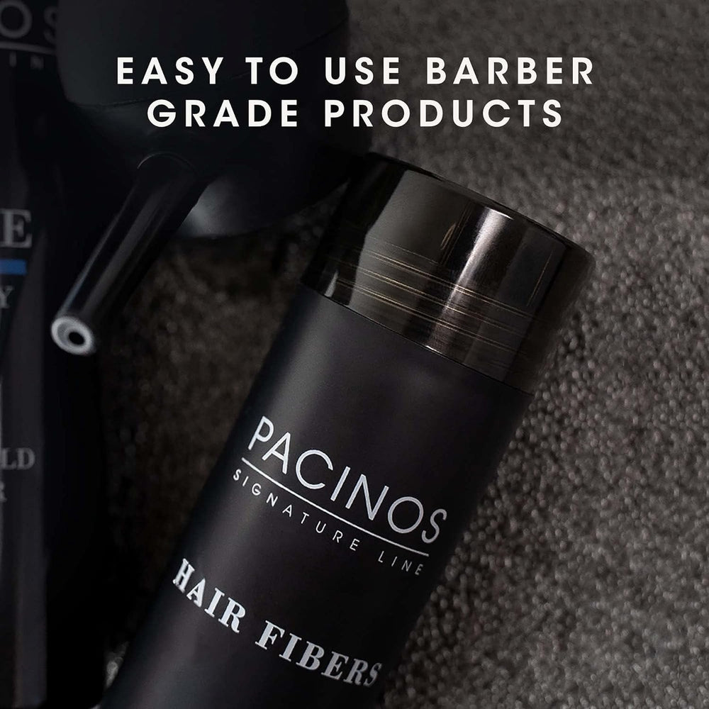 Pacinos Hair Fiber Kit easy multi-use application for quick touch-ups