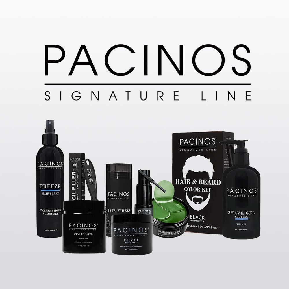 Pacinos SLEEK provides all-day hold without crispiness, washes out with water