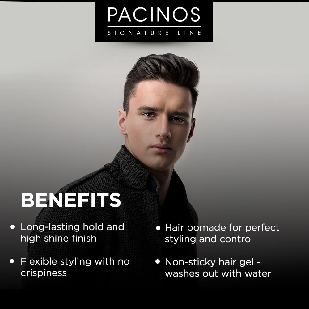 Pacinos SLEEK packaging highlights barber-grade quality and premium finish for confident styling