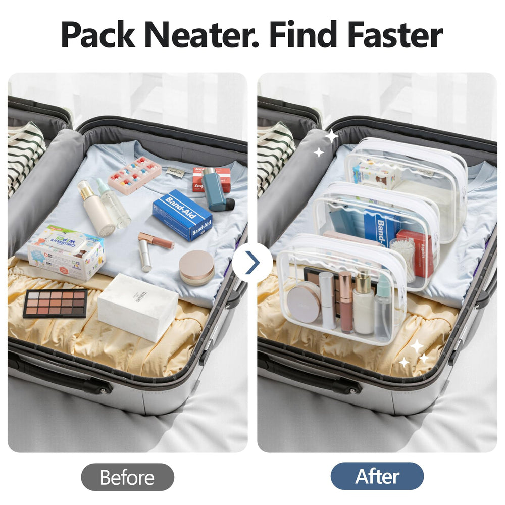 PACKISM durable zipper and large top opening simplify loading and access.