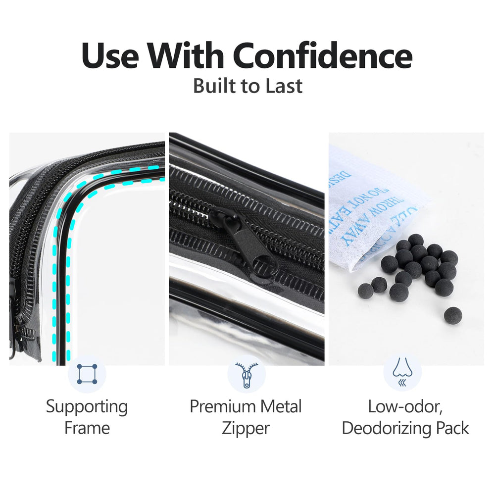 PACKISM extra-wide opening helps grab items fast.