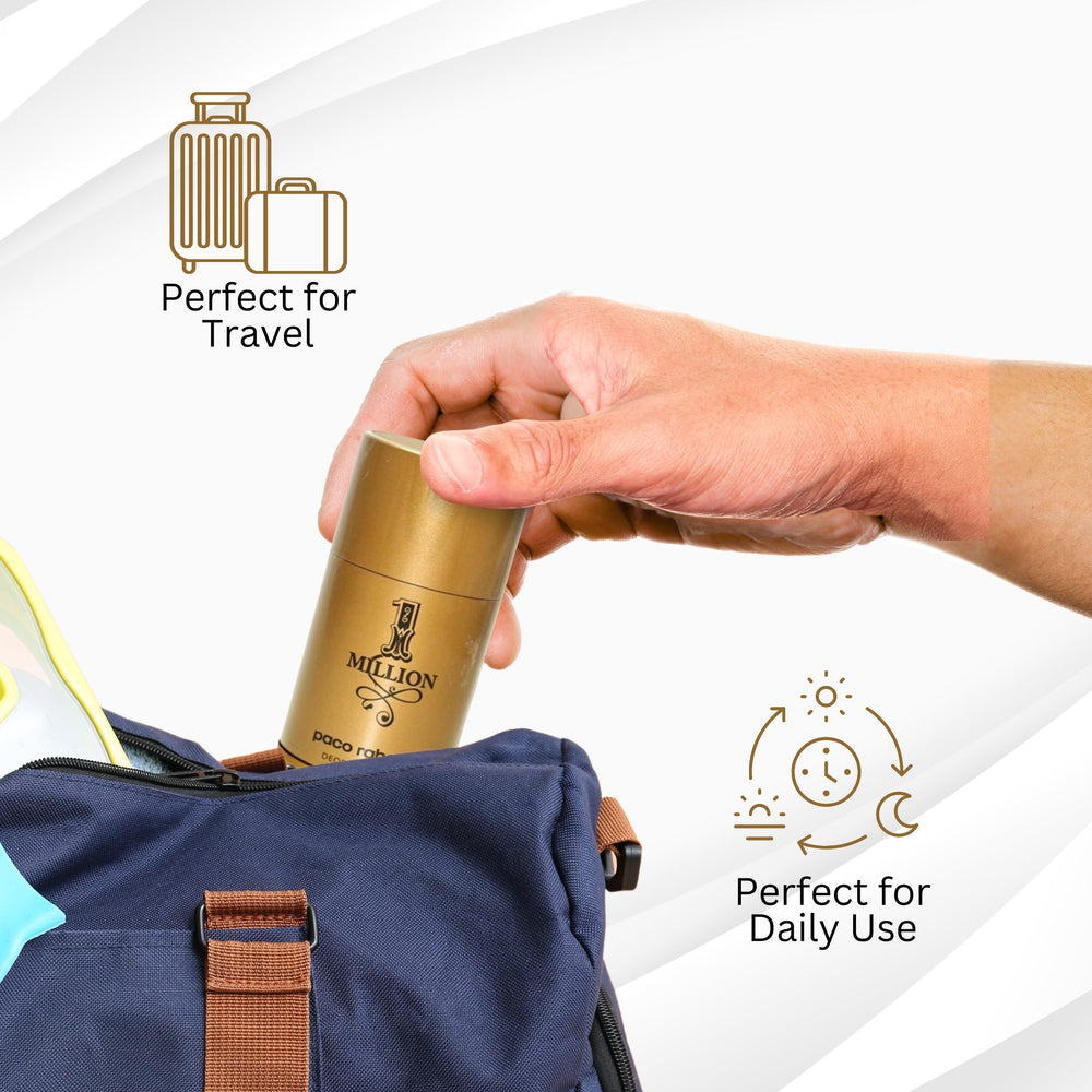 Paco Rabanne 1 Million travel-ready deodorant stick compact for on-the-go