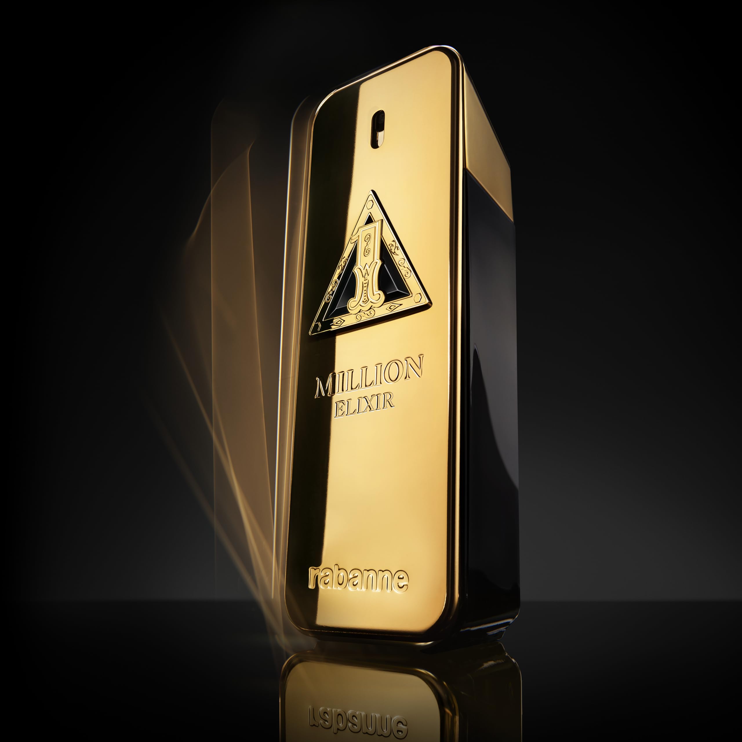 Paco Rabanne 1 Million Elixir packaging underscores luxe gifting appeal.