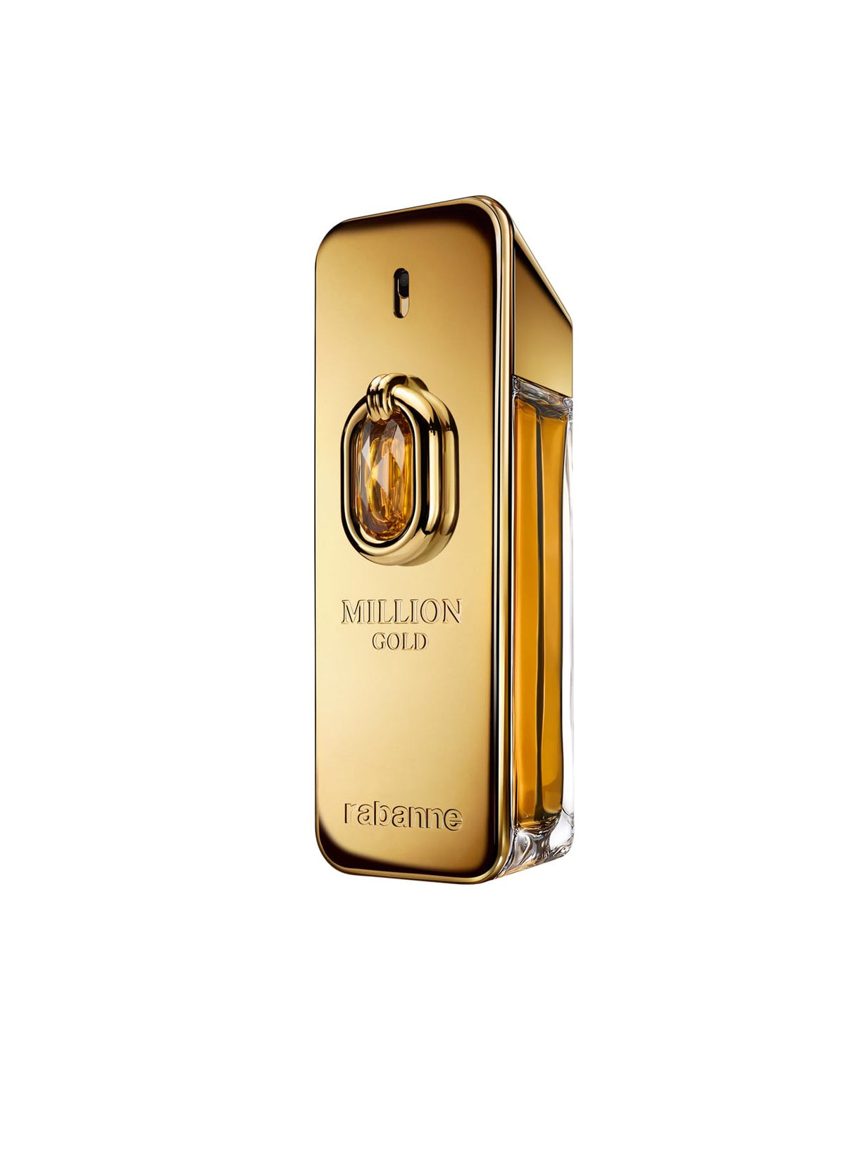 Paco Rabanne 1 Million Gold Elixir Intense bottle highlights bold gold design for evenings.