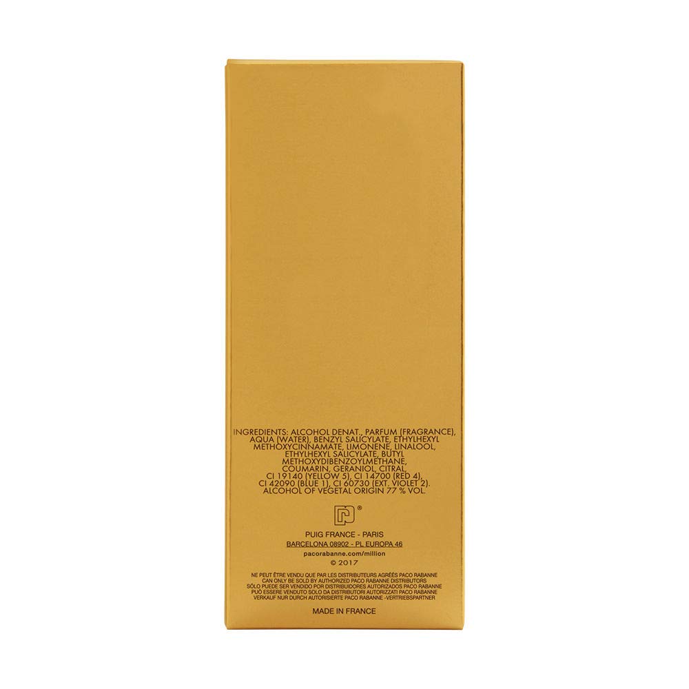Paco Rabanne 1 Million Lucky packaging with silver cap conveys luxury and a bold, woody-honey balance