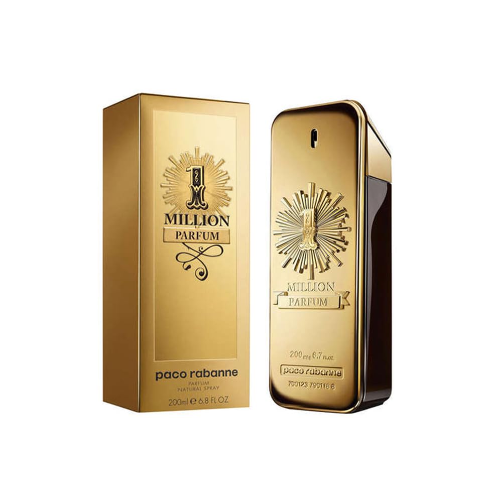 Paco Rabanne 1 Million Parfum bottle-front for bold daytime appeal.
