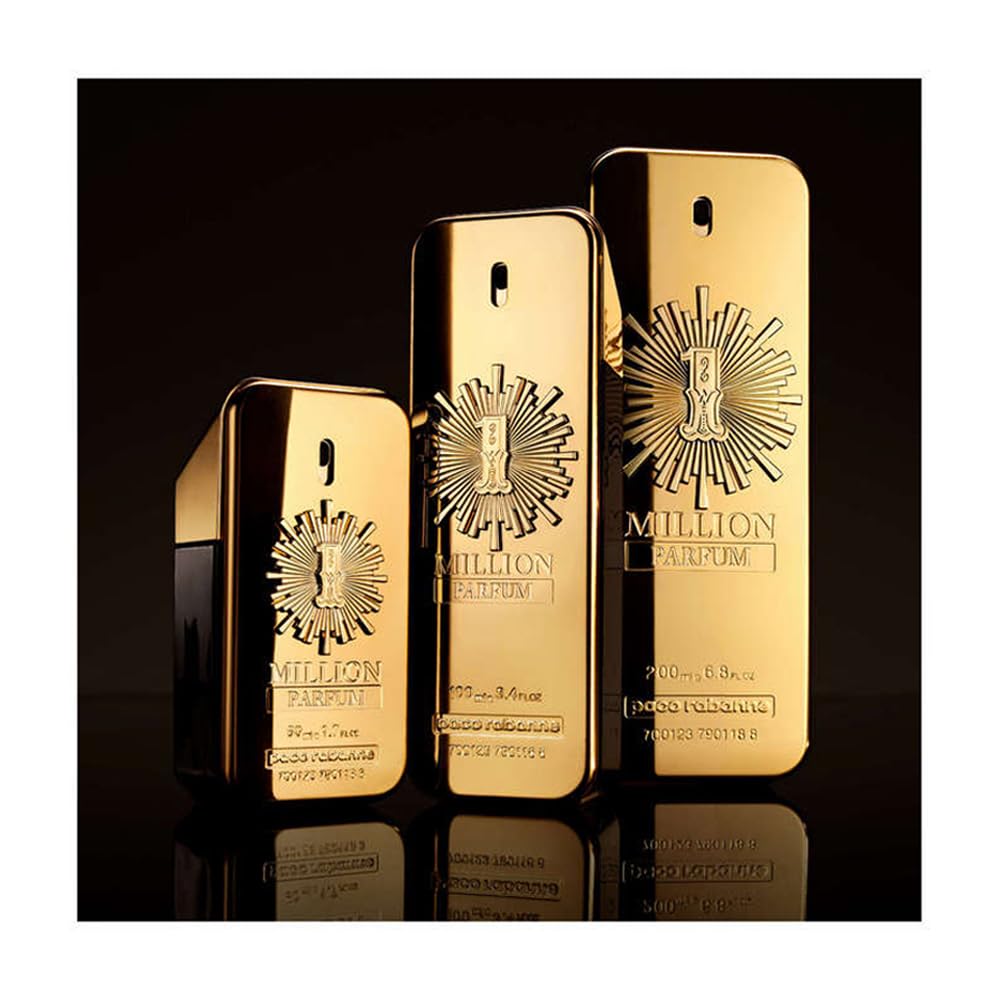 Paco Rabanne 1 Million Parfum lifestyle-portrait conveys confident daytime presence.