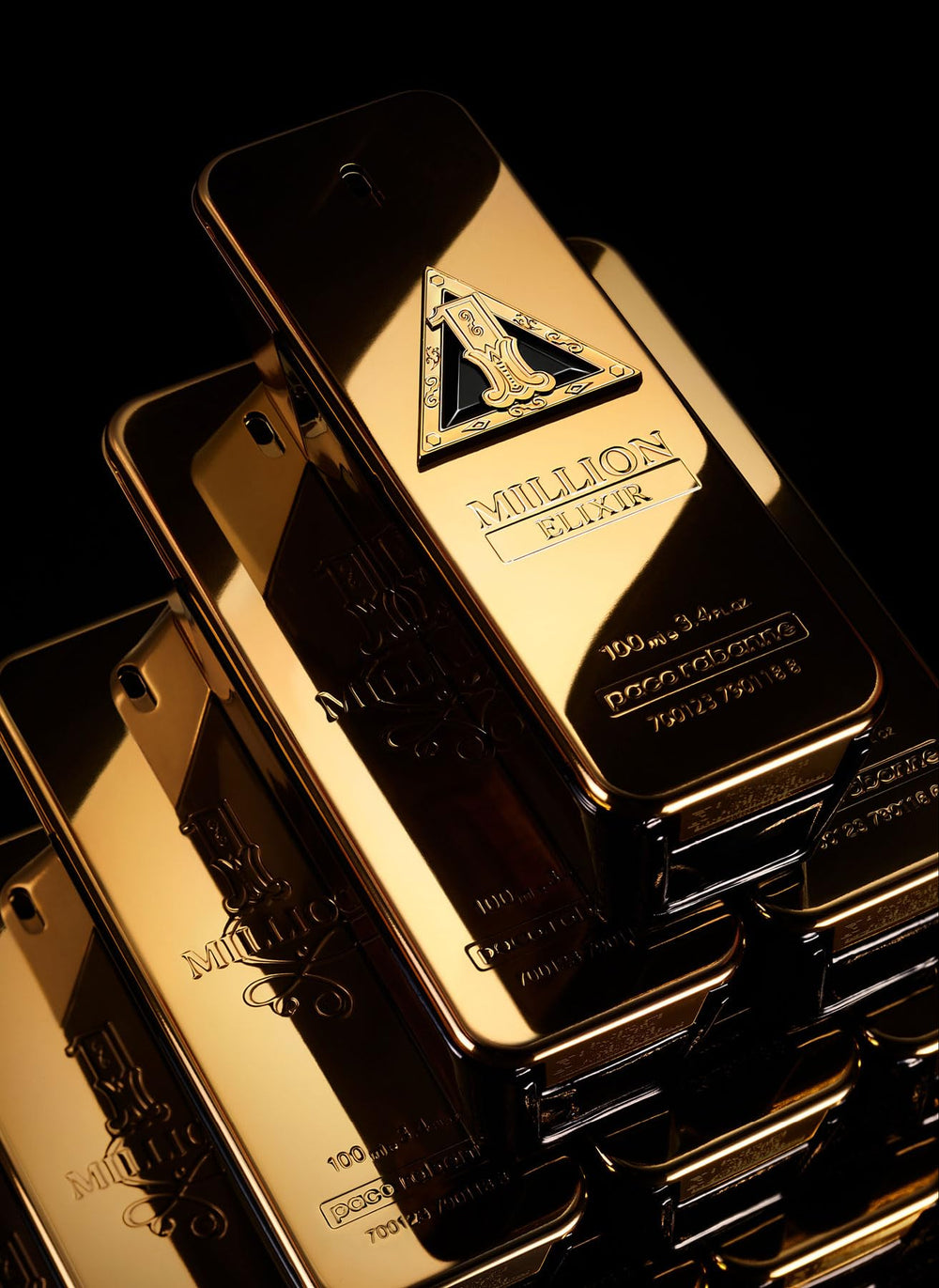 Paco Rabanne 1 Million Elixir Intense wrapped gift concept for celebrations