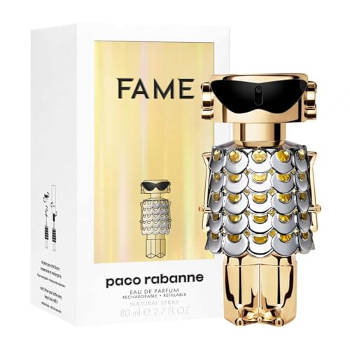 Paco Rabanne Fame EDP packaging art hints at a premium floral experience for gifting.