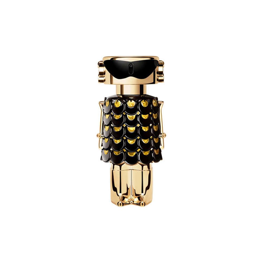 Paco Rabanne Fame Parfum being sprayed on pulse points for lasting allure.