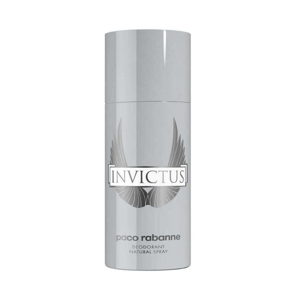 Paco Rabanne Invictus deodorant bottle ready for daily freshness.