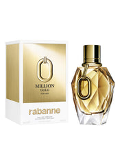 Paco Rabanne Million Gold amber-spice note close-up hints at warm, sophisticated scent.