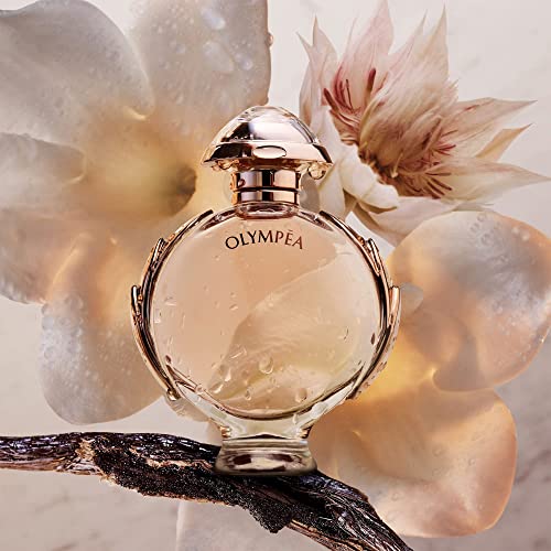 Paco Rabanne Olympéa packaging box highlights gift-ready presentation for special occasions.