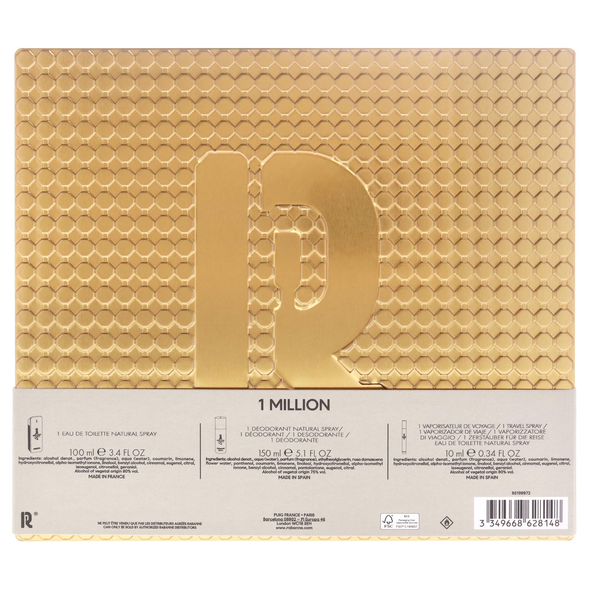 Paco Rabanne One Million blood mandarin mint opening hints at fresh energy.