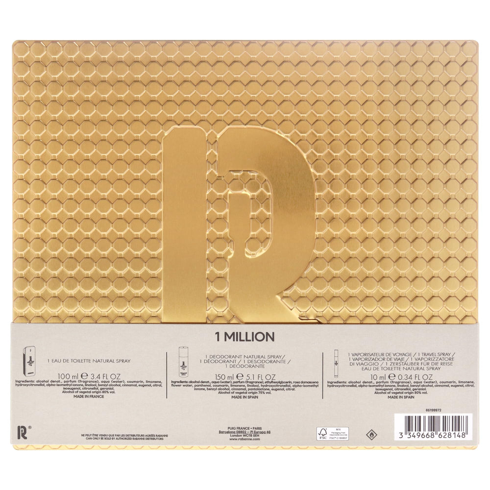 Paco Rabanne One Million blood mandarin mint opening hints at fresh energy.
