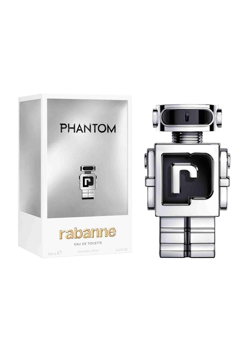 Paco Rabanne Phantom liquid gleam reflecting lemon, vetiver, lavender, vanilla.