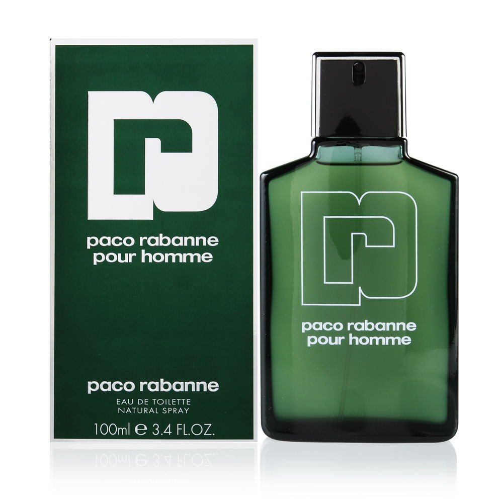 PACO RABANNE Pour Homme bottle showcasing classic masculine fragrance