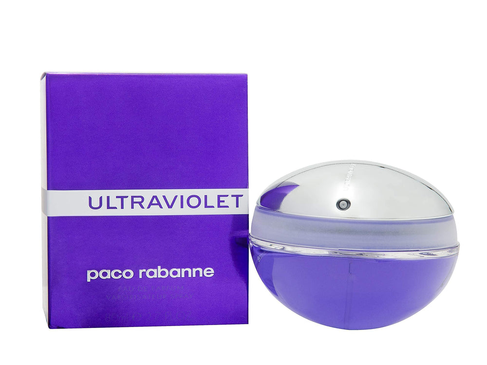 Paco Rabanne Ultraviolet amber vanilla base, warm longevity for all-day wear.
