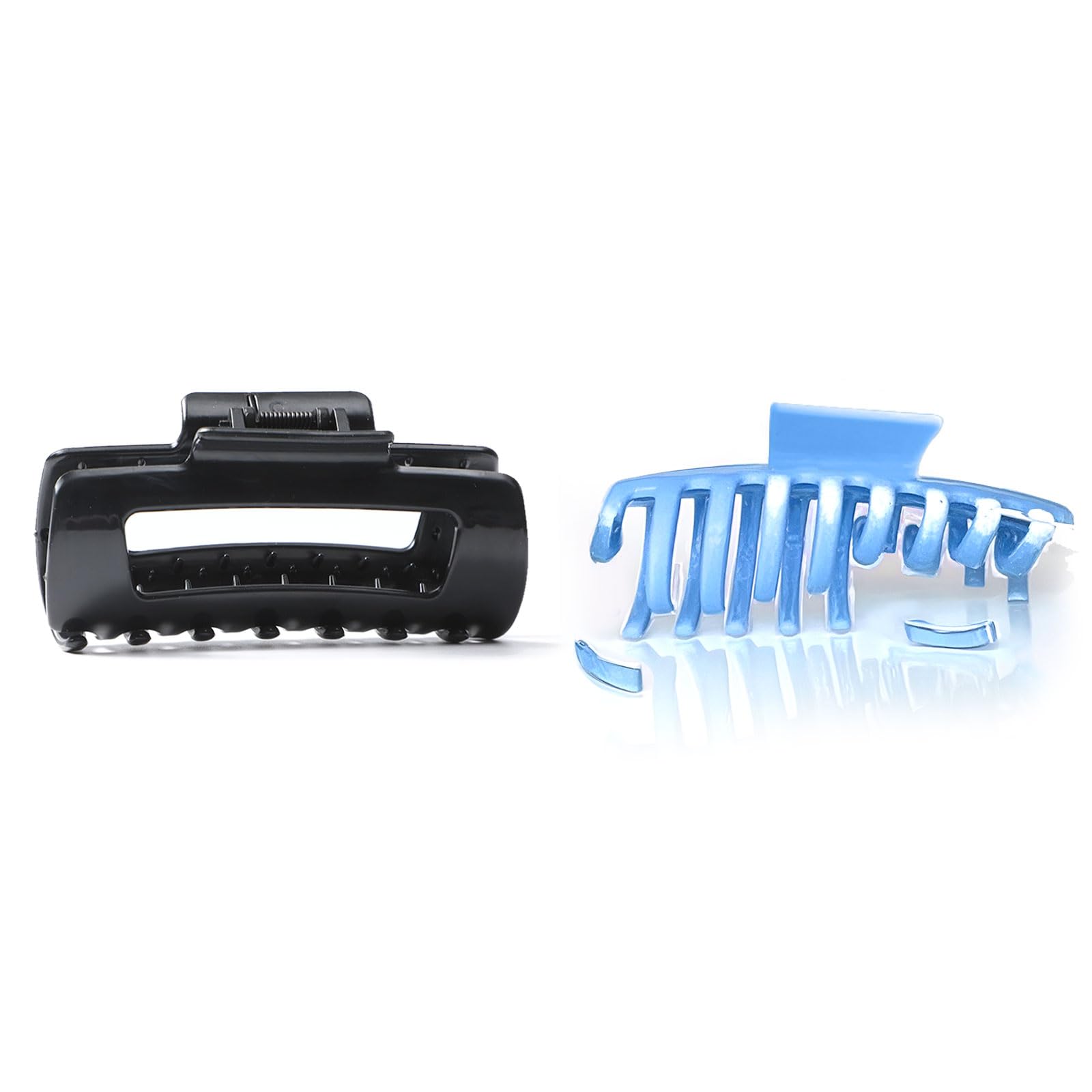 Paderison cloud clips in assorted colors securing a loose bun without snagging.