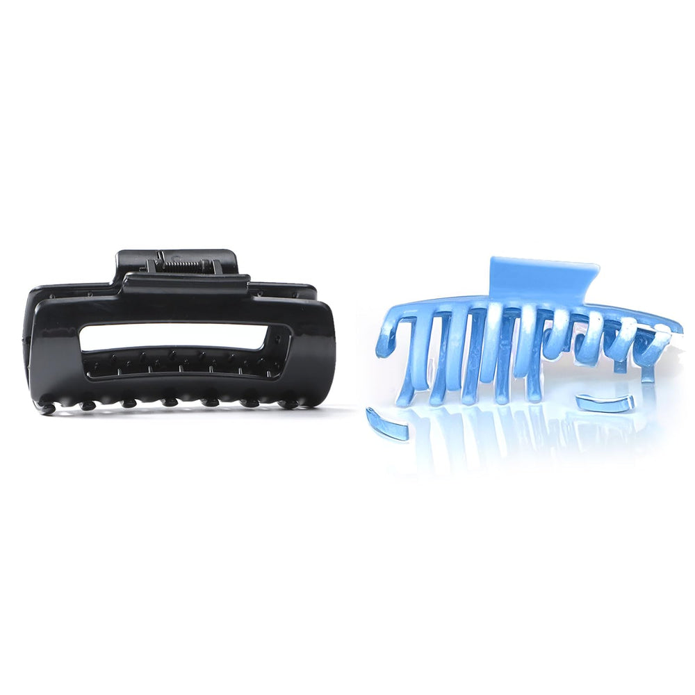 Paderison cloud clips in assorted colors securing a loose bun without snagging.