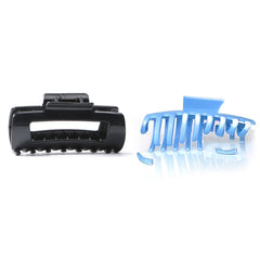 Paderison cloud clips in assorted colors securing a loose bun without snagging.