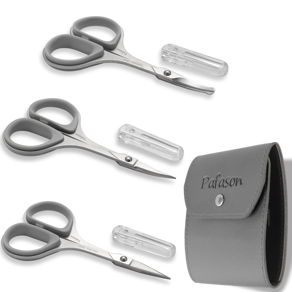 Pafason tijeras para barba, enfoque ultra preciso para delinear líneas.