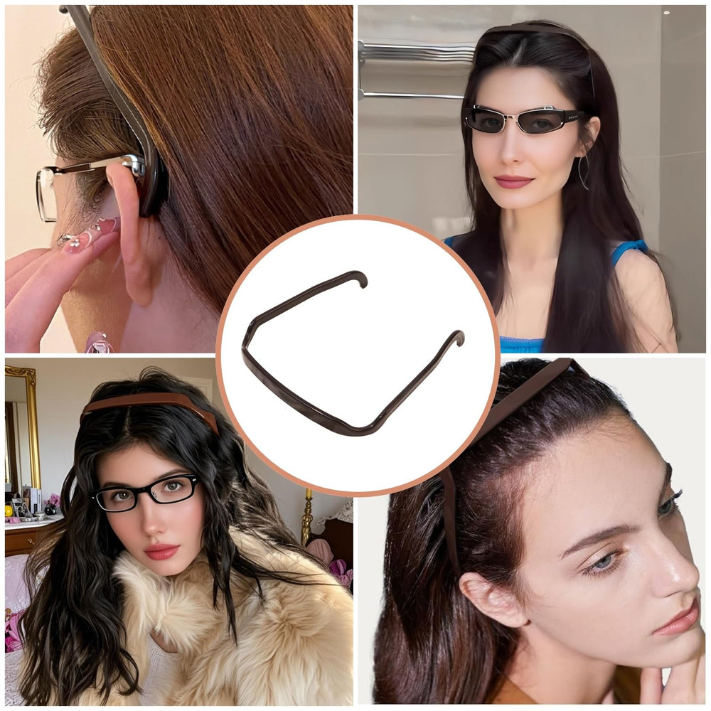 PAHAFENRY square headbands daily office use illustrates versatile styling