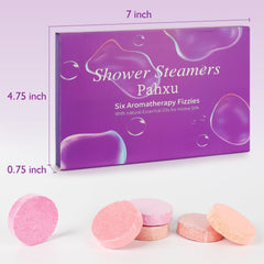 Pahxu Shower Steamer packaging gift box highlighting elegant, gift-ready presentation.