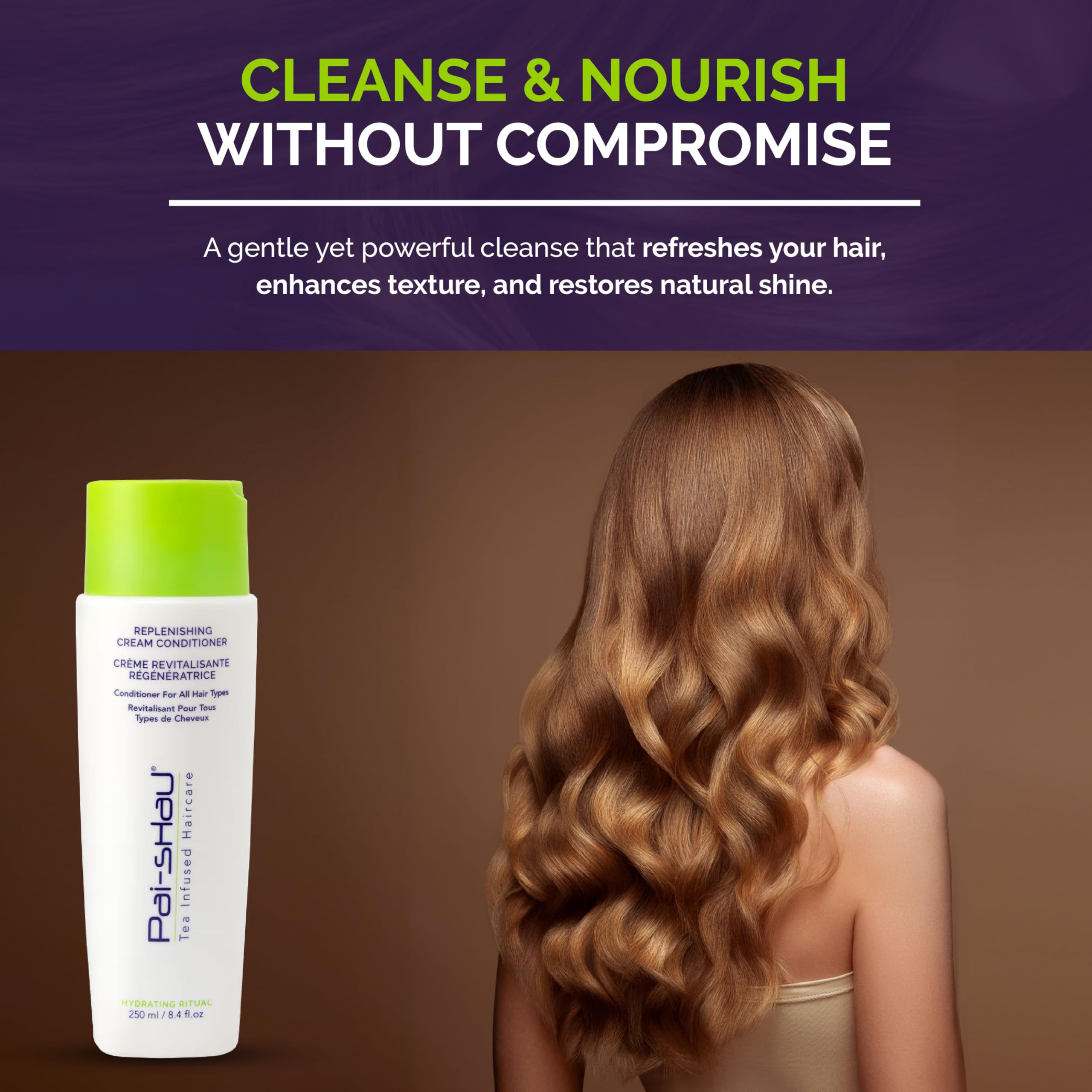 Pai-Shau daily-use cleanser with visible suds for regular cleansing