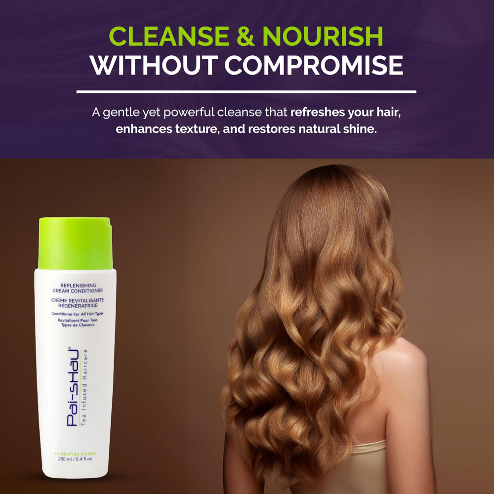 Pai-Shau daily-use cleanser with visible suds for regular cleansing