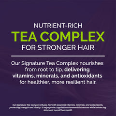 Pai-Shau Signature Tea Complex tea closeup emphasizes vitamins, minerals, antioxidants.