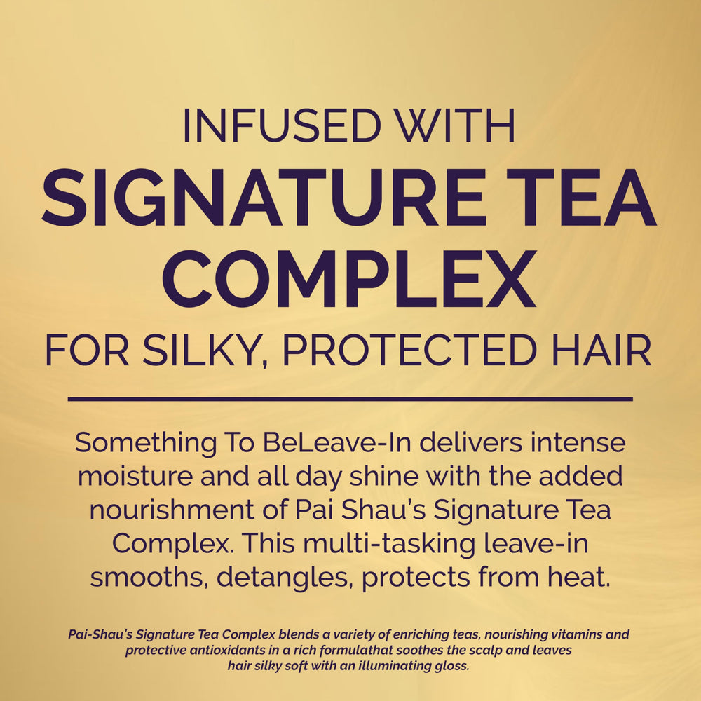 Pai-Shau Something To BeLeave-In shine close-up with glossy strands
