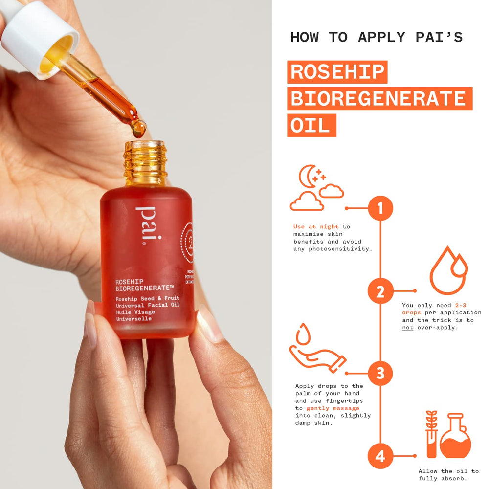 PAI SKINCARE Rosehip for sensitive skin, gentle conditioning.