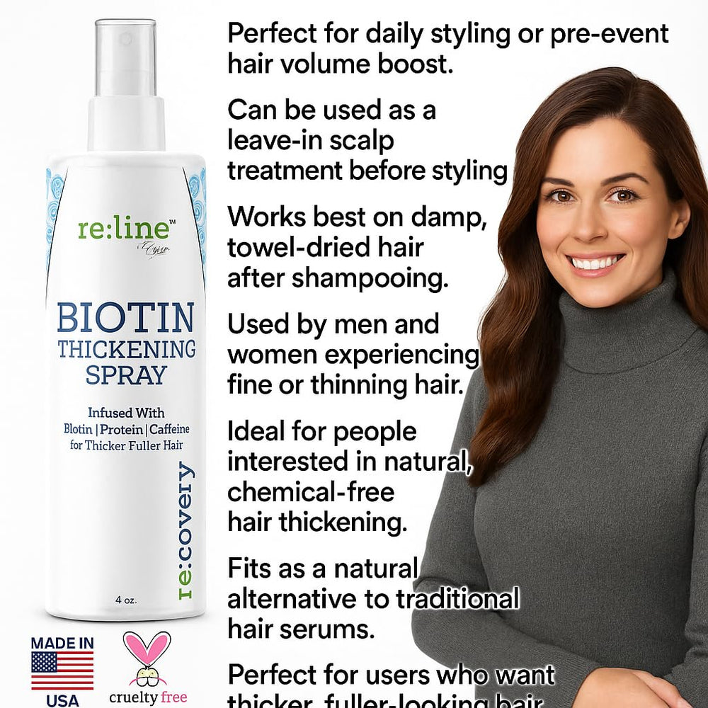 Paisle Botanics model with volumized hair showing improved texture and body