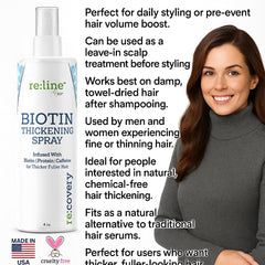 Paisle Botanics model with volumized hair showing improved texture and body