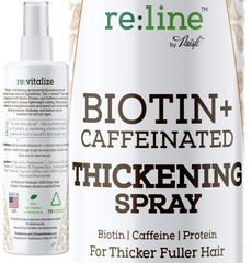 Paisle Botanics Biotin Hair Spray bottle front for instant volume.