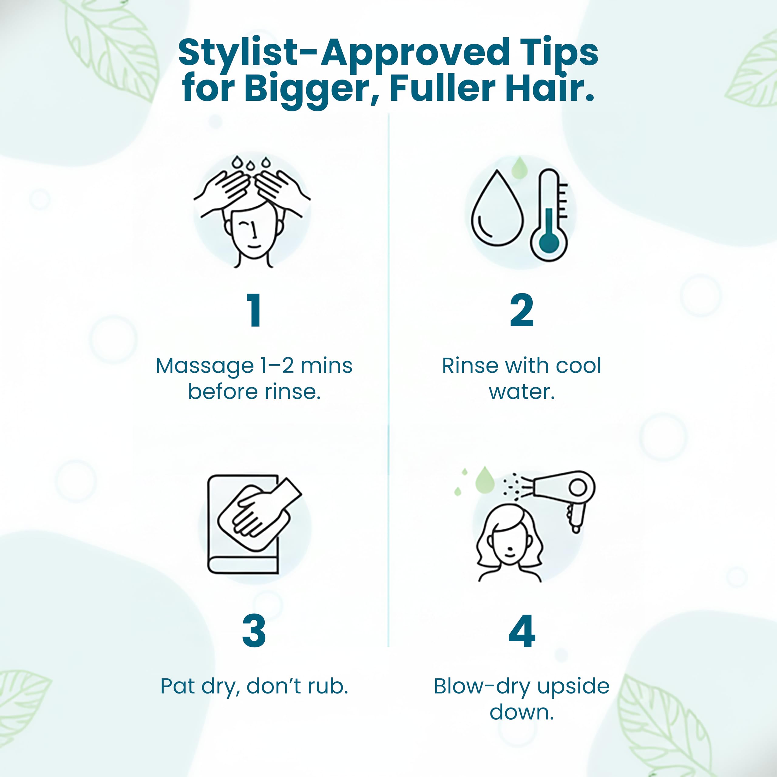 Paisle Botanics Biotin Thickening Shampoo daily-use demo shows easy application and rinsing.