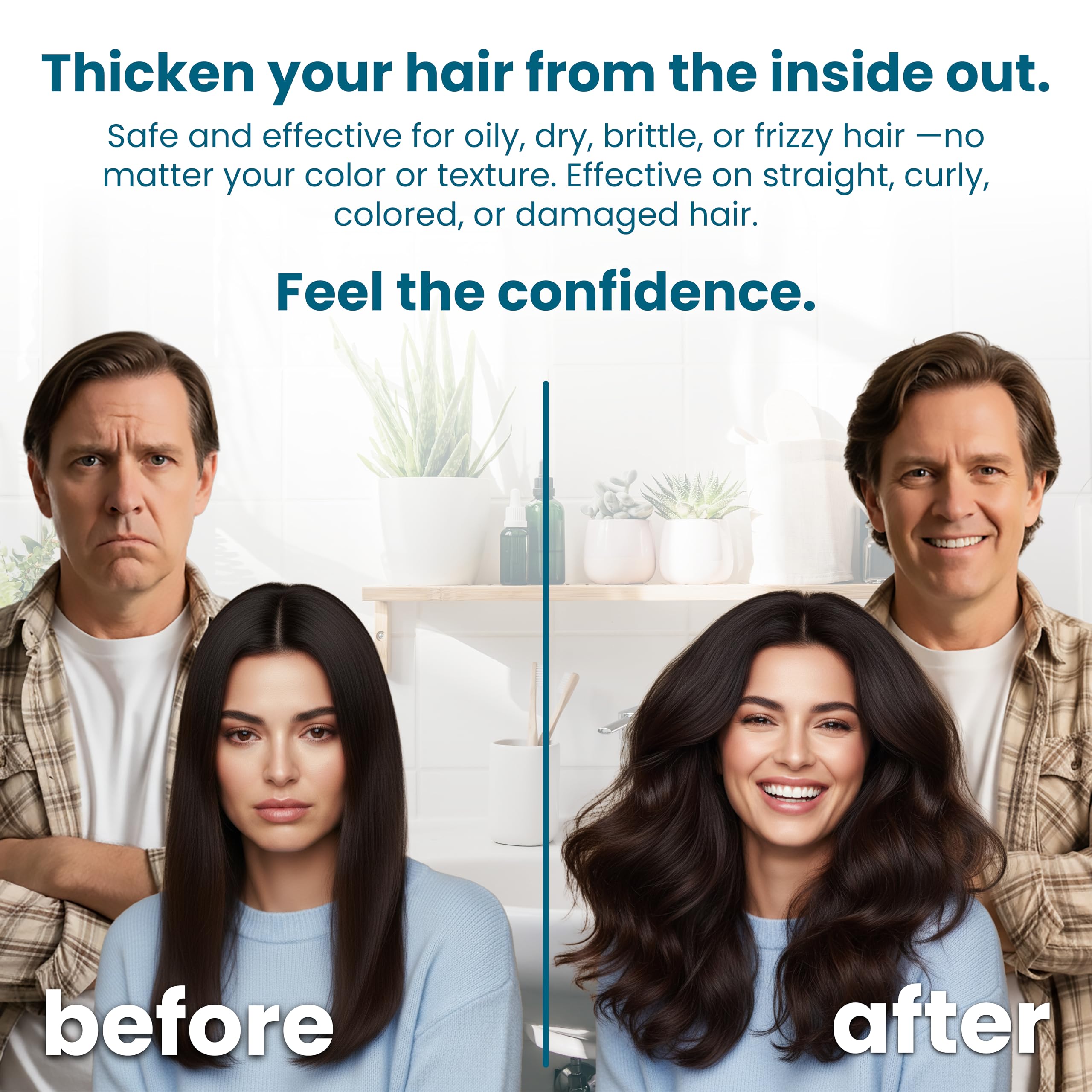 Paisle Botanics Biotin Thickening Shampoo shows a rich lather for gentle cleansing and lift.