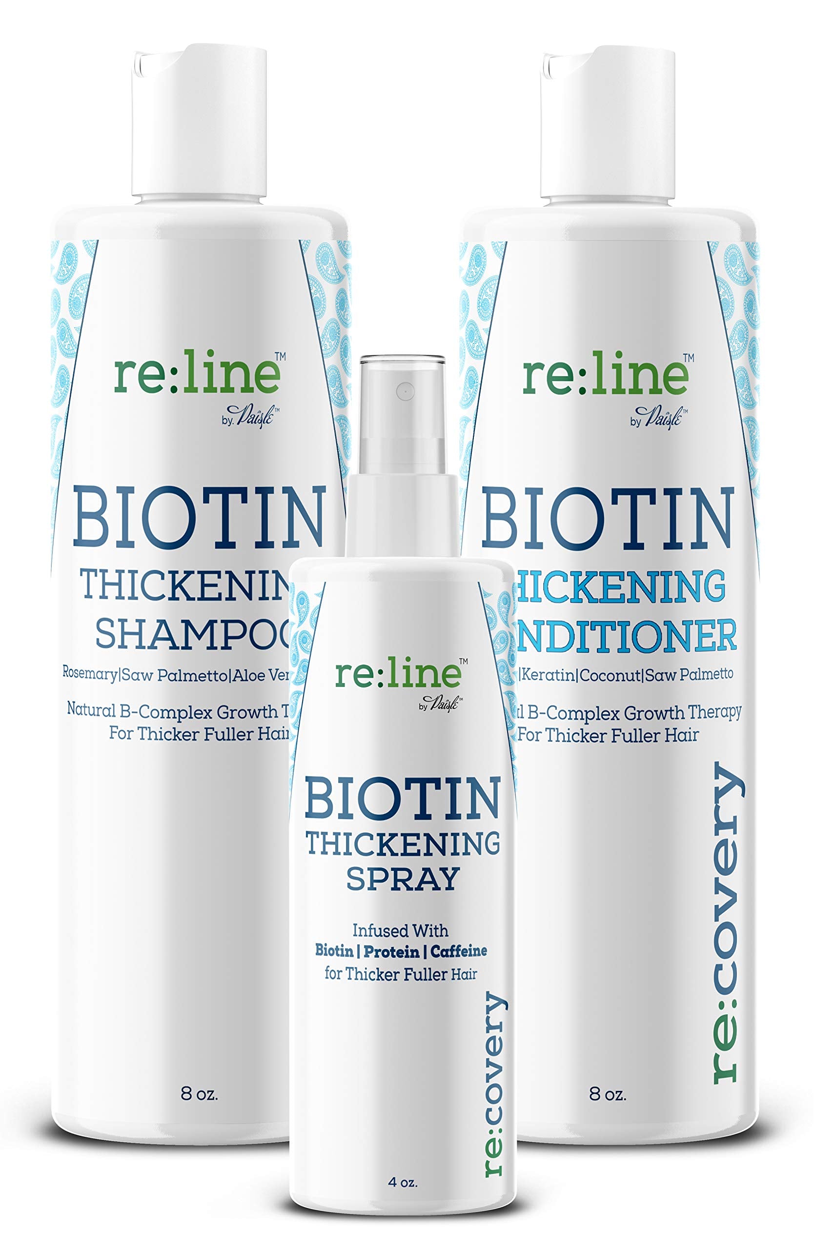 Paisle Botanics RE:COVERY hair before-after demonstrates volume and manageability.