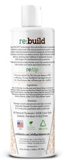 Paisle Botanics Volumizing Biotin Shampoo ingredients closeup shows argan oil and caffeine.