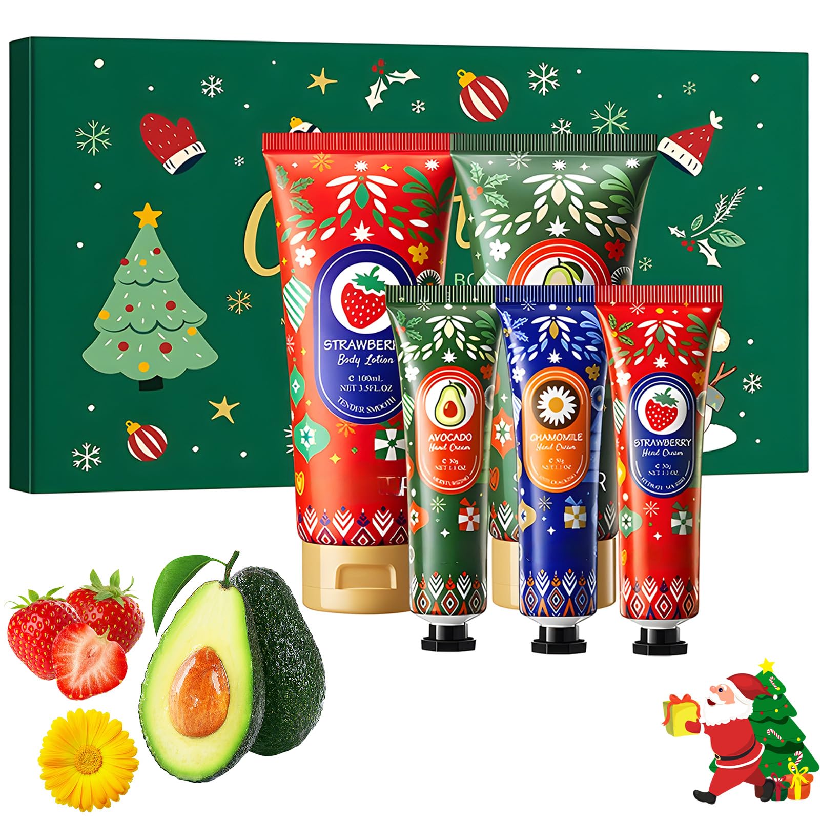 Pakfung Christmas gift box presentation for seasonal skincare gifts.
