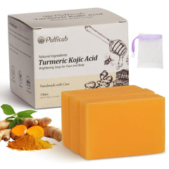 PALFICAB Kojic Acid Soap close-up with potential to brighten dark spots.